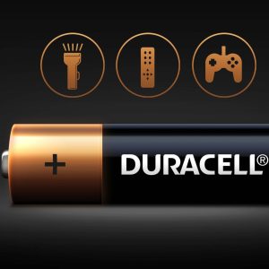 ''DURACELL'' AA/LR6, ALKALINE CINKO AKUMULIATORIAUS AA LR6 1.5V, 10199514  ITIN DIDELES GALIOS BATERIJOS/ELEMENTAI PAKUOTĖ- AA x 8 VNT