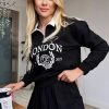 “LONDON” MOTERIŠKAS MERGAITIŠKAS DŽEMPERIS TRENINGAS SU UŽTRAUKTUKU SPORTINĖ APRANGA S M L