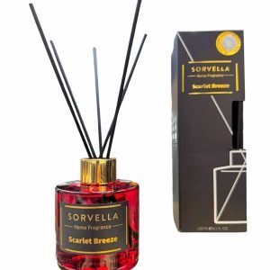 SORVELLA SCARLET BREEZE NAMŲ KVAPAS SU LAZDELĖMIS 120ML