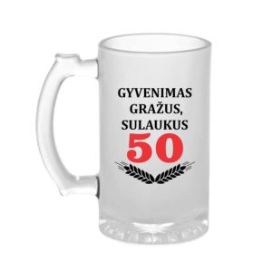 BOKALAS „GYVENIMAS GRAŽUS SULAUKUS 50“