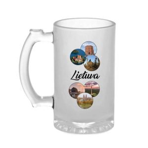 Bokalas su išskirtiniu, originaliu užrašu.visiems alaus mėgėjams - bokalas su išskirtiniu užrašu Lietuva