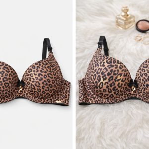 Leopardo rašto push-up liemenėlė – drąsiai, moteriškai, išskirtinai 🖤Dydžiai:B -34/75,36/80,38/85, C-36/80, 38/85,40/90
